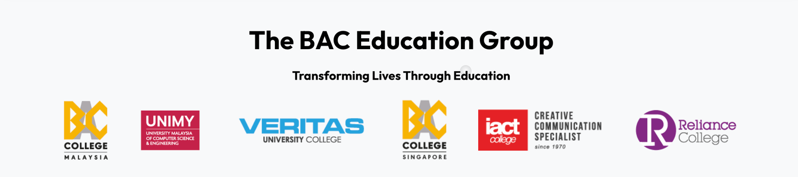The BAC Education Group